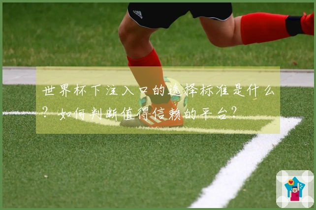 世界杯下注入口的选择标准是什么？如何判断值得信赖的平台？